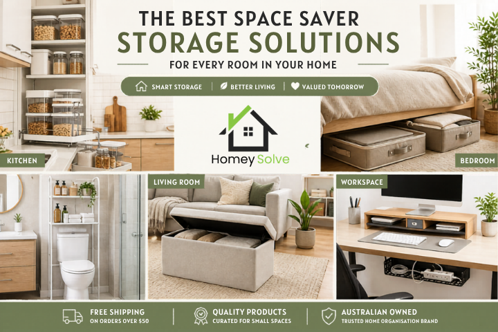 The Best Space Saver Storage Solutions for Every Room in Your Home