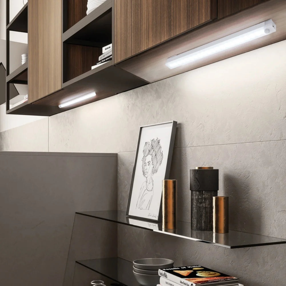 Homeysolve Wireless LED Motion Sensor Cabinet Light – Type‑C Rechargeable