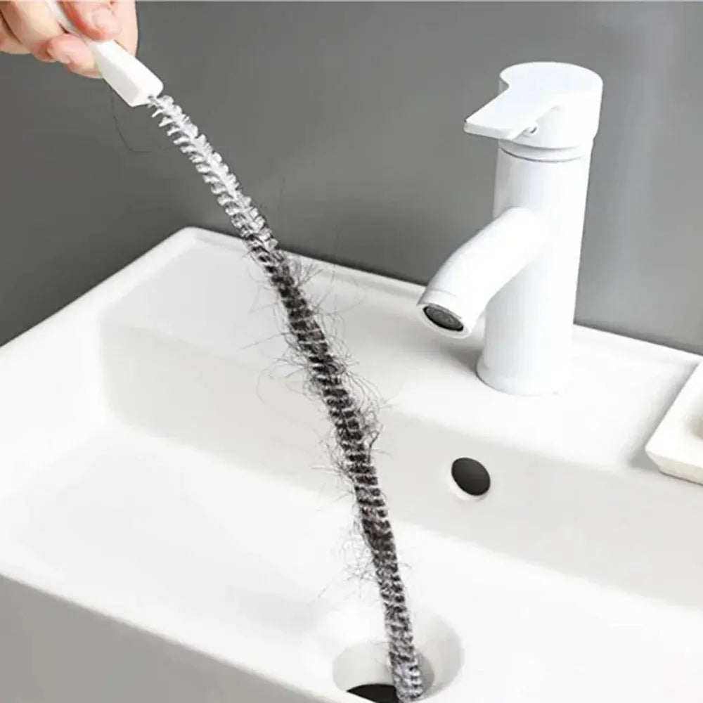 Flexible Sink Drain Cleaning Brush | Bendable Clog Remover Tool Homeysolve