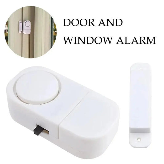 1Pc Door Window Wireless Alarm Battery Powered Tape Easily Installs Magnetic Sensor Protects Your Home Or Office Alarm Homeysolve