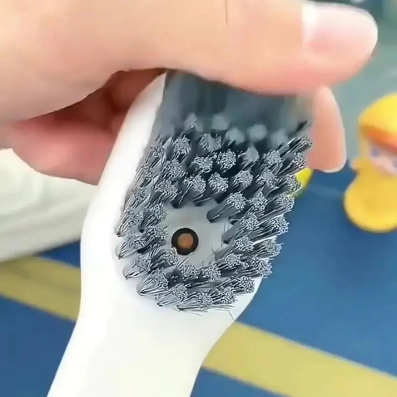 1/2pcs Shoes Brush Automatic Liquid Discharge Multifunction Press Out Shoes Cleaner Soft Bristles Clothes Brushes Cleaning Tool Homeysolve