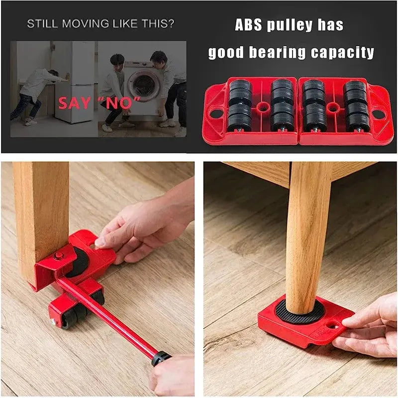 Heavy Furniture Casters Moves Furniture Tool Transport Shifter Moving Wheel Slider Remover Furniture Mover Lifting Roller Wheel Homeysolve