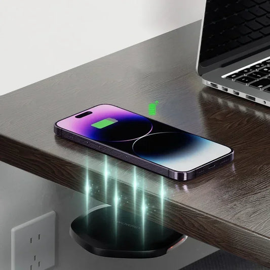 Under Desk Wireless Charger | Invisible Under Table Fast Charge
