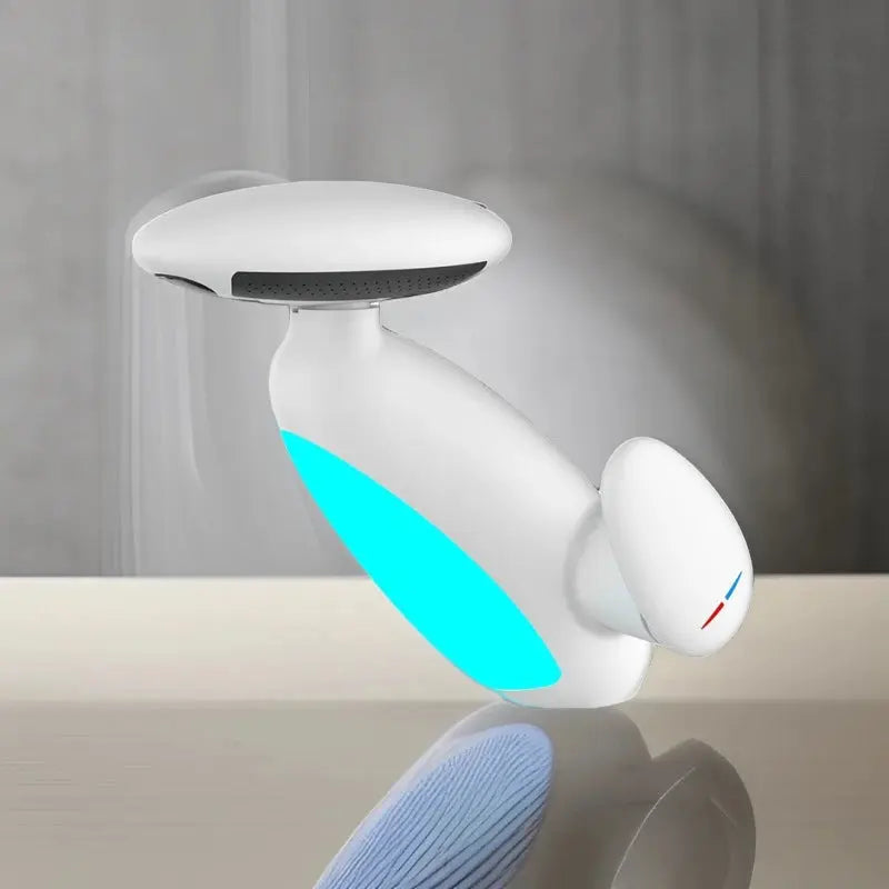 Pull the faucet four-speed rotating water outlet with water temperature color ambient light multi-function mouthwash penguin Homeysolve