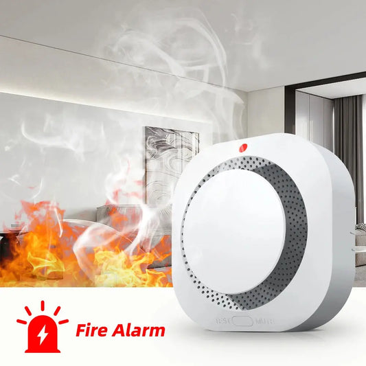 Gautone Independent Smoke Alarm Fire Protection Smokehouse Home Security System Smoke Detector Homeysolve