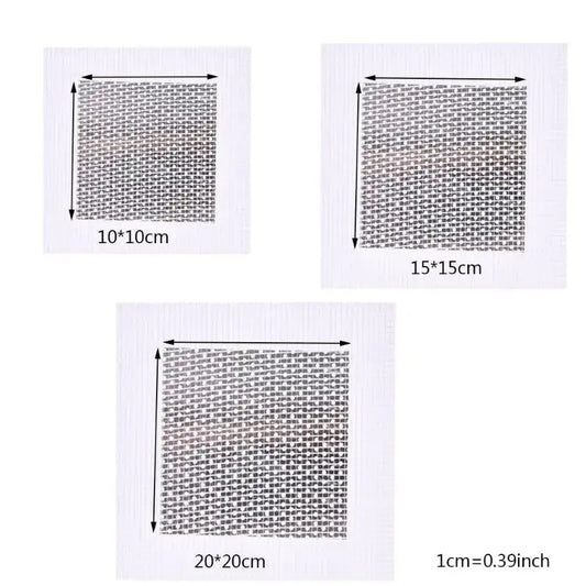 Mesh Wall Repair Patch Adhesive Fix Net Drywall Hole Ceiling Plaster Damage Aluminum Plate 4/6/8 Inch Homeysolve